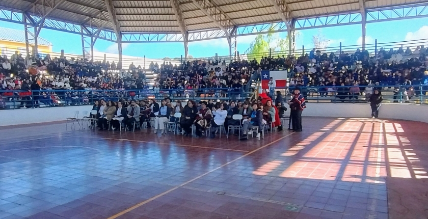 Estudiantes de Segundo Medio organizan el tradicional acto de Fiestas Patrias